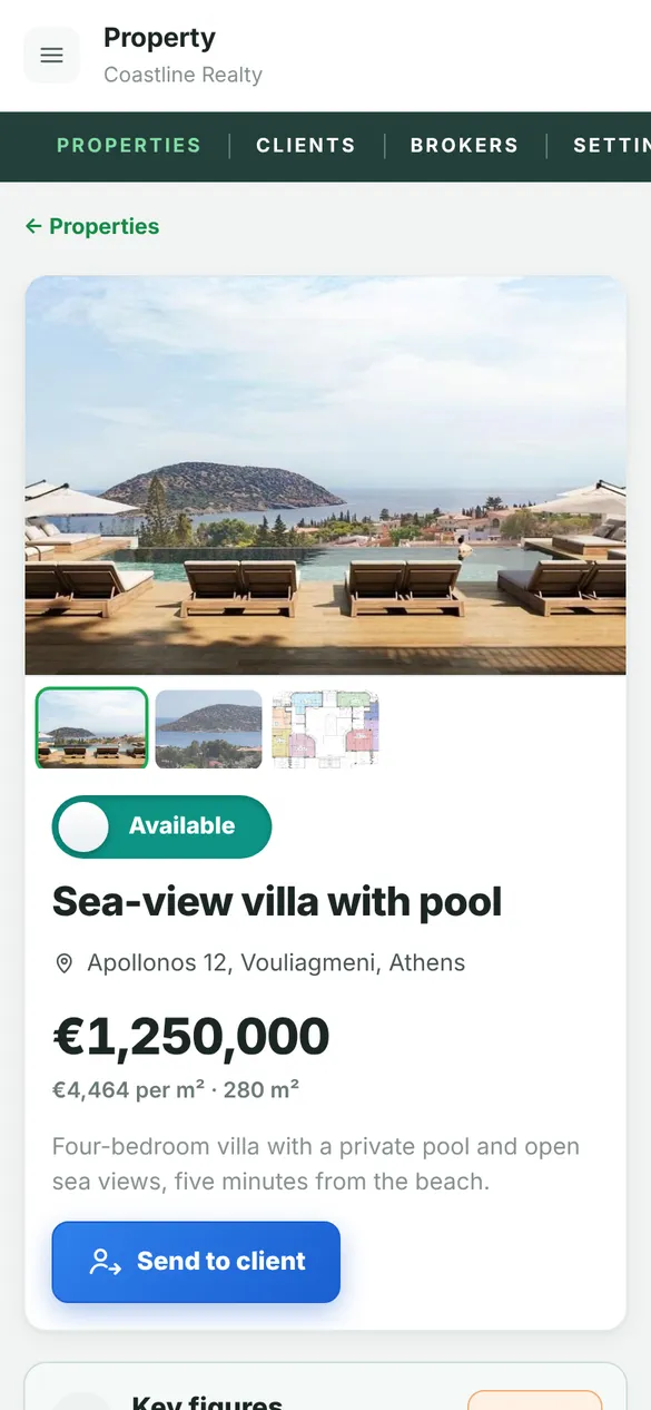 The property page